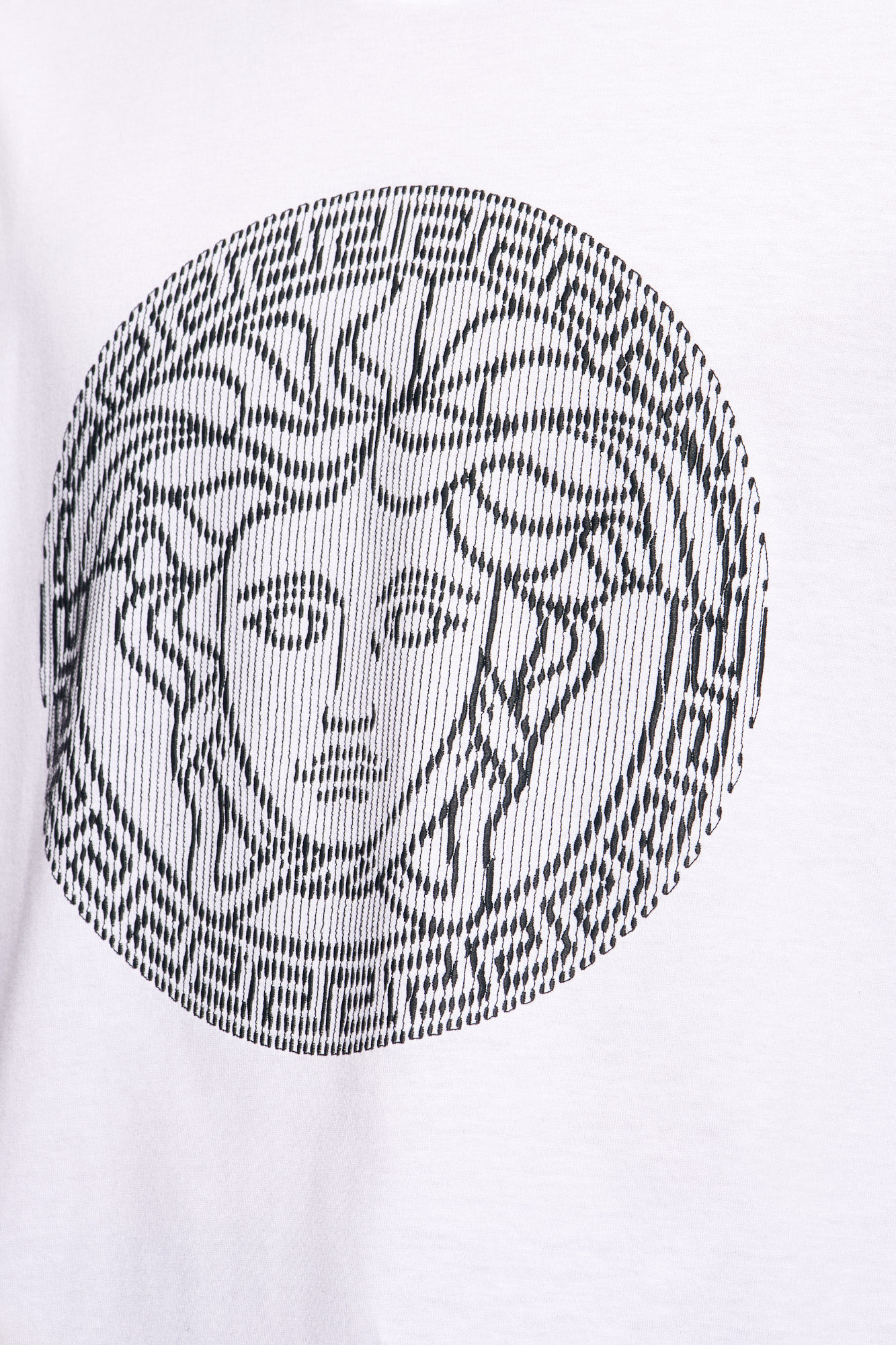 Excellent extra long T shirt - shirt with logo Versace